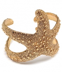 Goldtone Sea Lovers Starfish Cuff Bracelet Goldtone Sea Lovers Starfish Cuff Bracelet