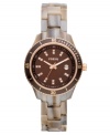 Add an unexpected accent to your look with this chic Stella collection watch by Fossil.