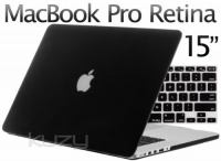 Kuzy - 2in1 BLACK NEWEST Apple MacBook Pro 15.4 with Retina Display A1398 Rubberized Hard Case and Keyboard Cover for Aluminum Unibody 15-Inch (NEWEST VERSION) Release June 2012 Kuzy - 2in1 BLACK NEWEST Apple MacBook Pro 15.4 with Retina Display A1398 Rubberized Hard Case and Keyboard Cover for Aluminum Unibody 15-Inch (NEWEST VERSION) Release June 2012