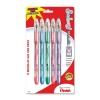 Pentel Sunburst Metallic Gel Pen, Medium Line, Permanent, Assorted Ink, 5 Pack (K908MBP5M)
