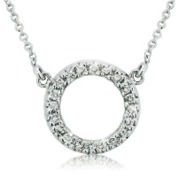 Effy Jewelry 14K White Gold Diamond Necklace (0.20 TCW) Effy Jewelry 14K White Gold Diamond Necklace (0.20 TCW)