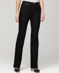 Slimming denim from Style&co. should be in everyone's closet! These jeans make a perfect stand-in for black trousers when you want a more casual look. Slimming denim from Style&co. should be in everyone's closet! These jeans make a perfect stand-in for black trousers when you want a more casual look.