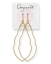 For a dose of medina-inspired glamour, add Dogeared's sparking gold-dipped earrings to your collection. For a dose of medina-inspired glamour, add Dogeared's sparking gold-dipped earrings to your collection.