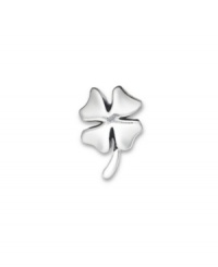 Add a lucky charm to your bracelet or necklace with this sterling silver four leaf clover. Donatella is a playful collection of charm bracelets and necklaces that can be personalized to suit your style! Available exclusively at Macy's. Add a lucky charm to your bracelet or necklace with this sterling silver four leaf clover. Donatella is a playful collection of charm bracelets and necklaces that can be personalized to suit your style! Available exclusively at Macy's.