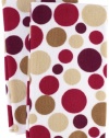 Ritz Royale Collection Microfiber Polka Dot Print Towel Set, Paprika, 2-Piece