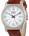 Wenger Swiss Military Men's 72900 Classic Field White Dial Brown Leather Military Watch