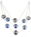 Kenneth Cole New York Urban Stone Faceted Bead Illusion Necklace