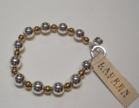 Ralph Lauren 2 Tone Silver & Gold Bead Bracelet Ralph Lauren 2 Tone Silver & Gold Bead Bracelet