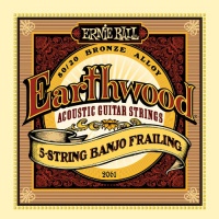 Ernie Ball 2061 Earthwood 5-string Banjo Frailing 80/20 Bronze Loop End gauges 10,13,15,24w,10 Ernie Ball 2061 Earthwood 5-string Banjo Frailing 80/20 Bronze Loop End gauges 10,13,15,24w,10