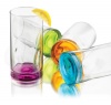 Libbey Impressions Colors Cooler Glass Set, 4-Piece