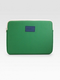 Lightly padded neoprene case finished with a refreshing patch detail.Zip closureFully linedNeoprene13¾W x 10½HImported Lightly padded neoprene case finished with a refreshing patch detail.Zip closureFully linedNeoprene13¾W x 10½HImported