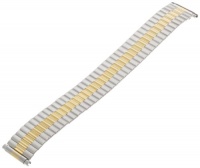 Timex Men's Q7B740 Two-Tone Stainless Steel Expansion 16-20mm Replacement Watchband Timex Men's Q7B740 Two-Tone Stainless Steel Expansion 16-20mm Replacement Watchband