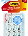 Command Small Wire Hooks, Clear, 9-Hook