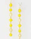 Candy Drop Statement Earrings (Yellow)