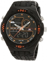 U.S. Polo Assn. Men's US9059 Analog-Digital Black Dial Black Rubber Strap Watch U.S. Polo Assn. Men's US9059 Analog-Digital Black Dial Black Rubber Strap Watch