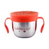 16 Oz. Gooble N Go Stainless Stell Snack Cup - Silver
