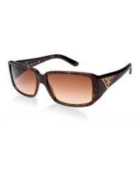 The hallmark styling of this world-renowned fashion leader denotes high quality with a dedication to innovation and a strong tradition of craftsmanship. Prada is synonymous with an understated style that has always anticipated, and often dictated, new trends. Prada sunglasses use only the finest materials to strike the ideal balance of form and function. The hallmark styling of this world-renowned fashion leader denotes high quality with a dedication to innovation and a strong tradition of craftsmanship. Prada is synonymous with an understated style that has always anticipated, and often dictated, new trends. Prada sunglasses use only the finest materials to strike the ideal balance of form and function.