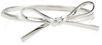 Kate Spade New York Skinny Mini Silver-Tone Bow Bangle Bracelet Kate Spade New York Skinny Mini Silver-Tone Bow Bangle Bracelet