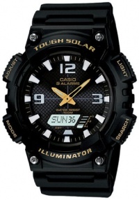 Casio Men's Sport AQS810W-1BV Black Resin Quartz Watch with Black Dial Casio Men's Sport AQS810W-1BV Black Resin Quartz Watch with Black Dial