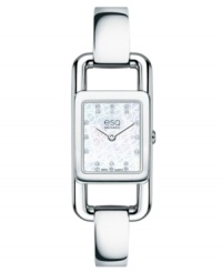 Showcase your style from a different angle with this sophisticated esQ Movado timepiece. Showcase your style from a different angle with this sophisticated esQ Movado timepiece.