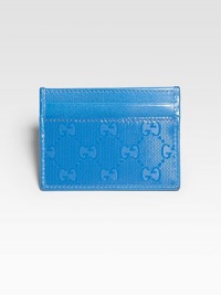 Leather with signature GG logo.Five card slotsMade in Italy Leather with signature GG logo.Five card slotsMade in Italy