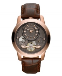 Fossil puts a twist on classic with this attractive Grant collection watch. Fossil puts a twist on classic with this attractive Grant collection watch.