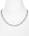 With an antique-inspired crystal design, this sparkling Lauren Ralph Lauren necklace can be shortened or lengthened to compliment your outfit.