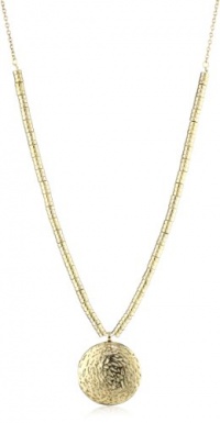 Low Luv by Erin Wasson Lava Textured Locket and Shells Necklace Low Luv by Erin Wasson Lava Textured Locket and Shells Necklace