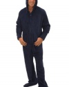 Men's Footed Pajamas, Hooded, One Piece Pajamas with Zip-off Feet