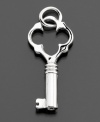 A secret, a memory, a treasure to keep close. This Rembrandt Charms key charm is crafted in sterling silver. Approximate drop: 1 inch.