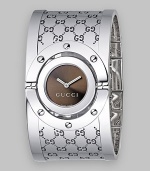 From the Twirl collection. In stainless steel with a sun-brushed dial and a signature bangle band. Ronda quartz 751 movement Water-resistant to 3ATM 23.5mm steel-polished case Unscratchable sapphire crystal Jewelry clasp Made in Switzerland