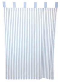 Tadpoles Stripe Curtain Panels, Set of 2, Blue Tadpoles Stripe Curtain Panels, Set of 2, Blue