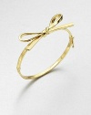 A playful style in radiant goldtone. GoldtoneDiameter, about 2.25Hinged closureImported 