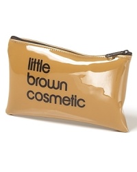Bloomingdale's little brown cosmetic case is a shiny souvenir of your trip to the store or just a great way to show the world you've got style...and so does your makeup. The reverse side displays the bloomingdale's logo. Top zip closure. Bloomingdale's little brown cosmetic case is a shiny souvenir of your trip to the store or just a great way to show the world you've got style...and so does your makeup. The reverse side displays the bloomingdale's logo. Top zip closure.
