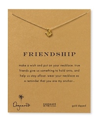 Introduce meaning into your jewelry box. Whether as a gift or something special for yourself, Dogeared's anchor-trimmed necklace is a delicate way to keep friends close. Introduce meaning into your jewelry box. Whether as a gift or something special for yourself, Dogeared's anchor-trimmed necklace is a delicate way to keep friends close.