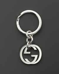 Sterling silver interlocking Gs make a stylish home for your keys. Sterling silver interlocking Gs make a stylish home for your keys.