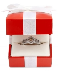 Delight the senses with this dazzling design. Le Vian ring combines sumptuous, round-cut chocolate diamonds (1/2 ct. t.w) and sparkling, round-cut white diamonds (1/4 ct. t.w.) for a look that's simply divine. Crafted in 14k white gold. Delight the senses with this dazzling design. Le Vian ring combines sumptuous, round-cut chocolate diamonds (1/2 ct. t.w) and sparkling, round-cut white diamonds (1/4 ct. t.w.) for a look that's simply divine. Crafted in 14k white gold.