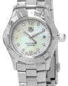 TAG Heuer Women's WAF1415.BA0824 Aquaracer 28mm Stainless Steel Diamond Dial Watch