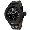 I By Invicta Men's 70113-003 Multi-Function Black Ion-Plated Leather Watch