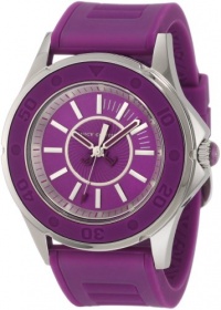 Juicy Couture Women's 1900873 Rich Girl Purple Jelly Strap Watch Juicy Couture Women's 1900873 Rich Girl Purple Jelly Strap Watch