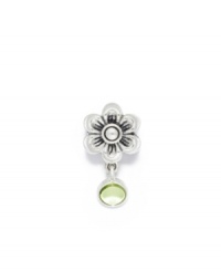 The lovely shade of peridot shines brightly from this sterling silver floral birthstone charm. Donatella is a playful collection of charm bracelets and necklaces that can be personalized to suit your style! Available exclusively at Macy's. The lovely shade of peridot shines brightly from this sterling silver floral birthstone charm. Donatella is a playful collection of charm bracelets and necklaces that can be personalized to suit your style! Available exclusively at Macy's.