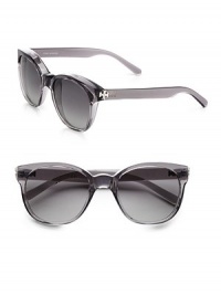 A vintage-inspired design in lightweight acetate with logo temples. Available in light olive with smoked gradient lens or sheer gray with gray gradient lens.Logo temple100% UV protectionImported A vintage-inspired design in lightweight acetate with logo temples. Available in light olive with smoked gradient lens or sheer gray with gray gradient lens.Logo temple100% UV protectionImported