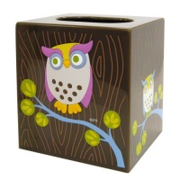 Allure Home Creations Awesome Owls Printed Plastic Tissue Box Allure Home Creations Awesome Owls Printed Plastic Tissue Box