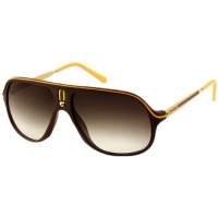Carrera Safari/A/S Adult Racewear Sunglasses/Eyewear - Brown Ochre/Gold/Brown Gray Gradient / Size 62/15-135 Carrera Safari/A/S Adult Racewear Sunglasses/Eyewear - Brown Ochre/Gold/Brown Gray Gradient / Size 62/15-135
