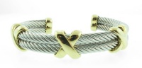 Designer Inspired Triple X Two-Tone Bracelet Designer Inspired Triple X Two-Tone Bracelet
