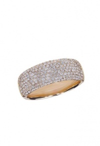 Effy Jewlery Pave Classica Rose Gold Diamond Ring, .99 TCW Ring size 7 Effy Jewlery Pave Classica Rose Gold Diamond Ring, .99 TCW Ring size 7