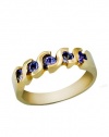 Effy Jewlery 14K Yellow Gold Tanzanite Ring, .75 TCW Ring size 7