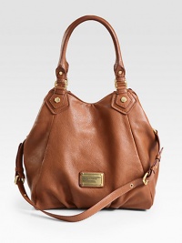 A shapely update of a classic tote, crafted in pebbled leather with soft pleats and a goldtone signature plaque.Double top handles, 8 dropRemovable shoulder strap, 17 dropMagnetic top closureOne inside zip pocketTwo inside open pocketsLogo-print lining12W X 11½W X 4D Imported A shapely update of a classic tote, crafted in pebbled leather with soft pleats and a goldtone signature plaque.Double top handles, 8 dropRemovable shoulder strap, 17 dropMagnetic top closureOne inside zip pocketTwo inside open pocketsLogo-print lining12W X 11½W X 4D Imported