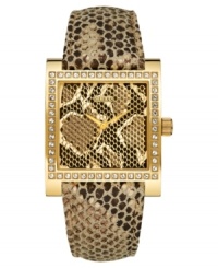 Sport venomous style with this breathtaking watch by GUESS. Sport venomous style with this breathtaking watch by GUESS.
