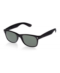 The New Wayfarer® is an updated version of the original, with that Hollywood red carpet look! Using the same shape and style introduced in the '60s, Ray-Ban has added new color combinations that will get you noticed. The New Wayfarer® is an updated version of the original, with that Hollywood red carpet look! Using the same shape and style introduced in the '60s, Ray-Ban has added new color combinations that will get you noticed.
